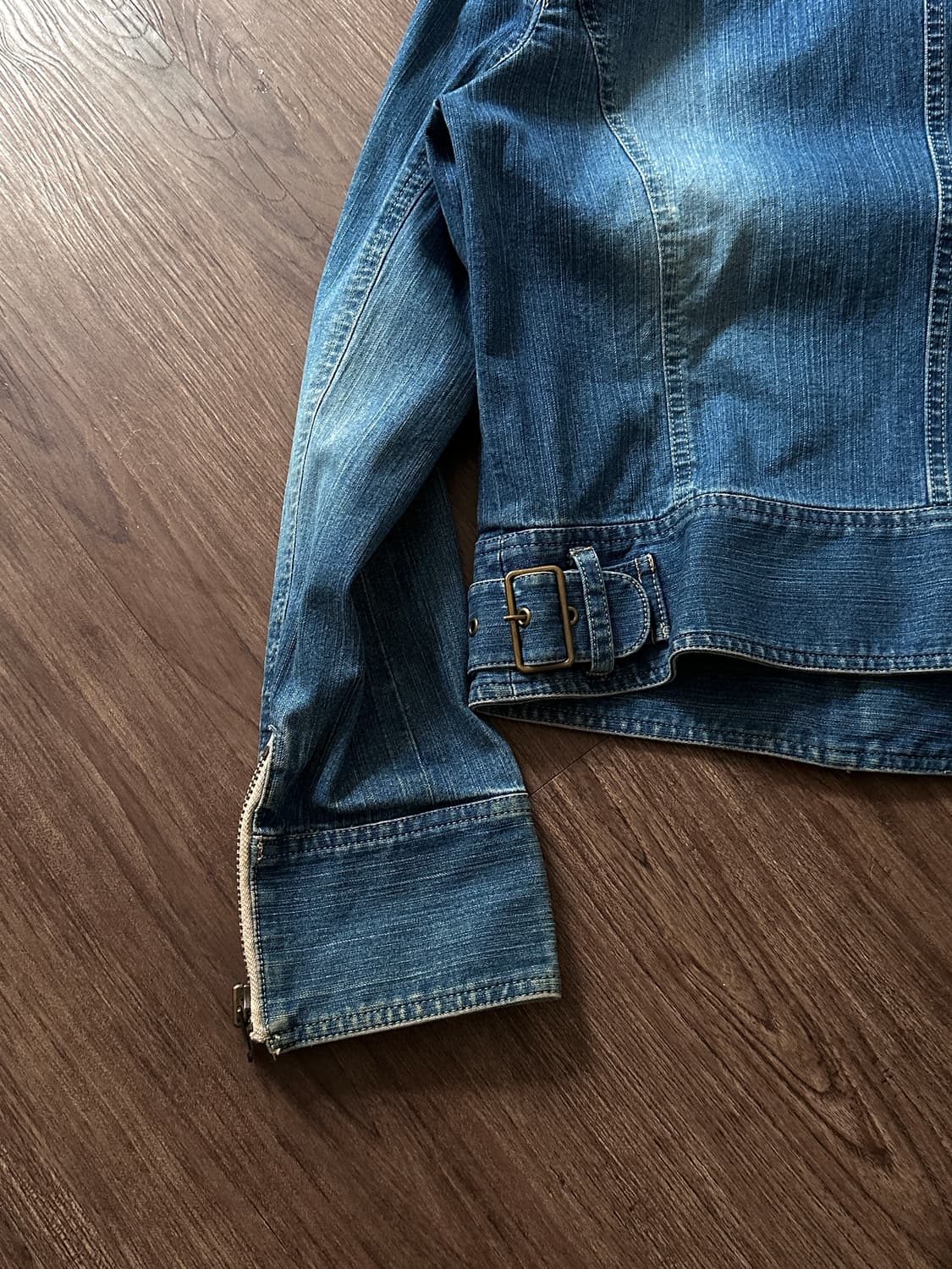 Chavarié 더블 디테일 데님 자켓 상품이미지10