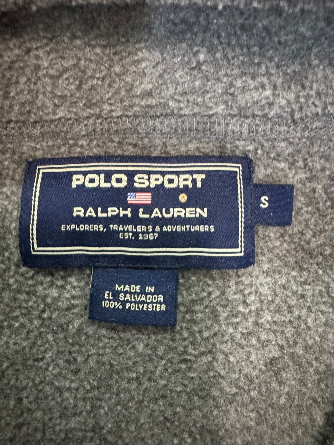 폴로스포츠 반집업 후리스_그레이(S사이즈) 상품이미지3