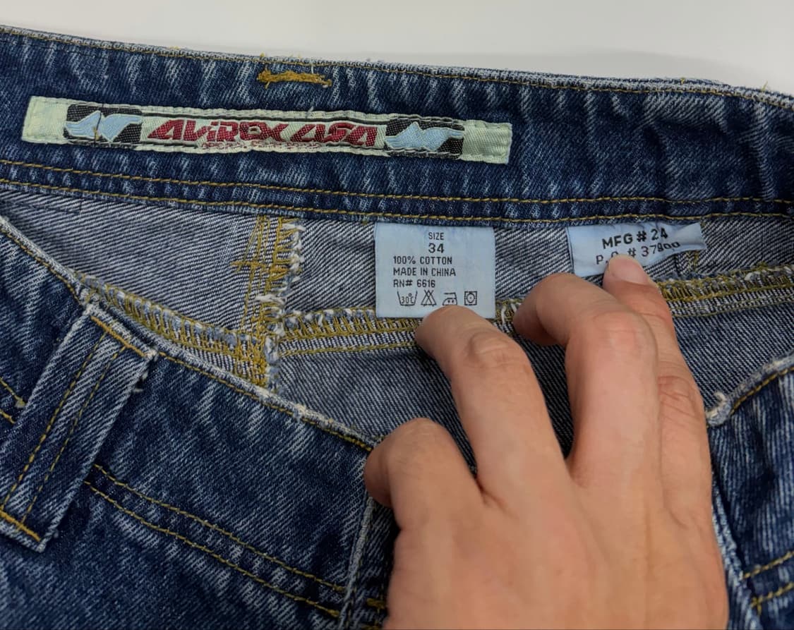 00s 아비렉스 AVIREX Y2K Multi Pocket denim 상품이미지8