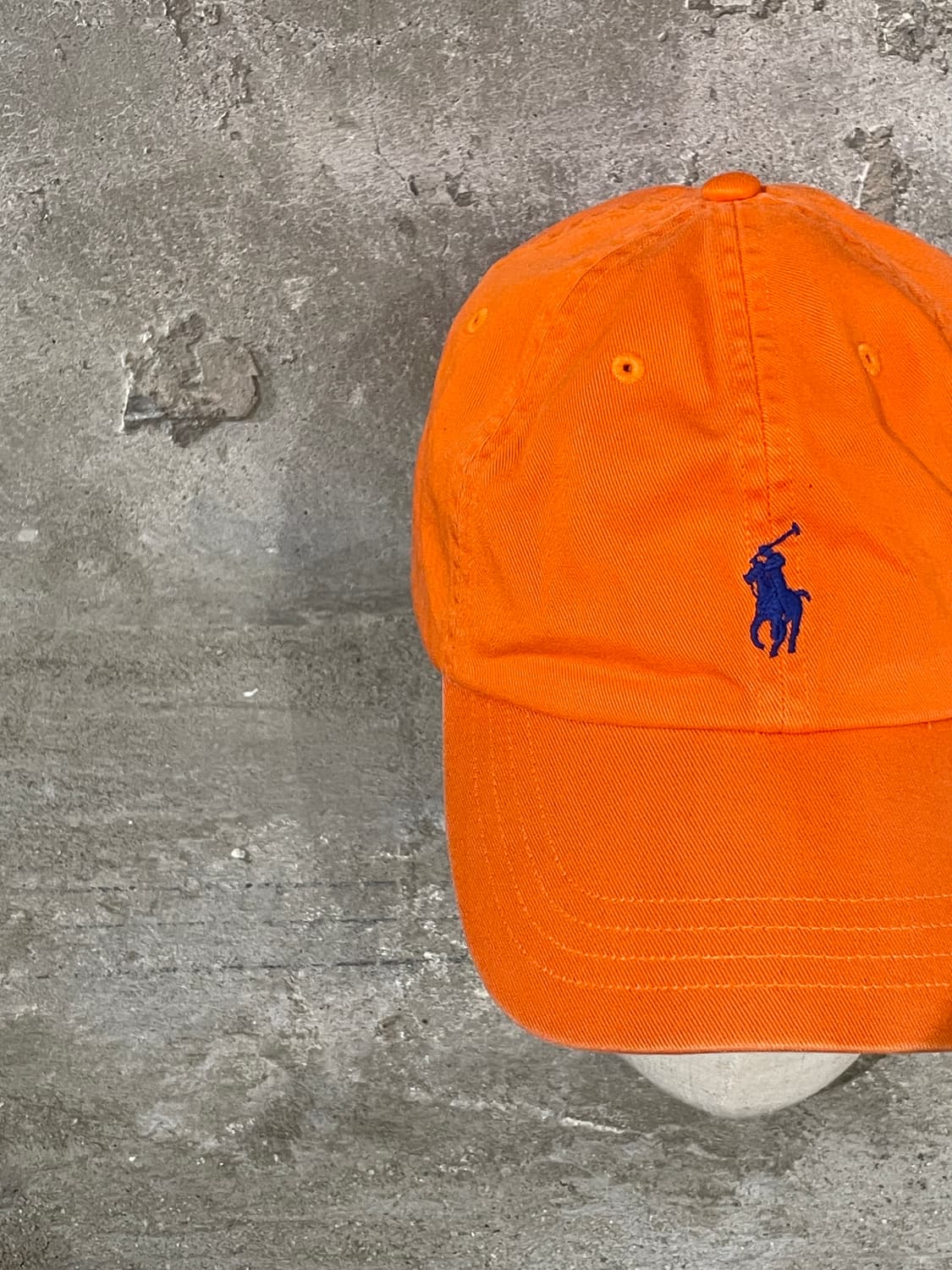 폴로 랄프로렌 오렌지 네이비포니 베이직 볼캡 상품이미지3
