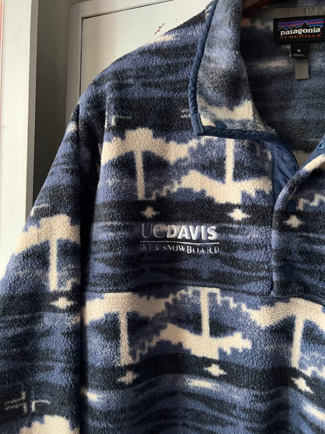[M]파타고니아 신칠라 나바호 패턴 플리스 풀오버 스웻셔츠 상품이미지4