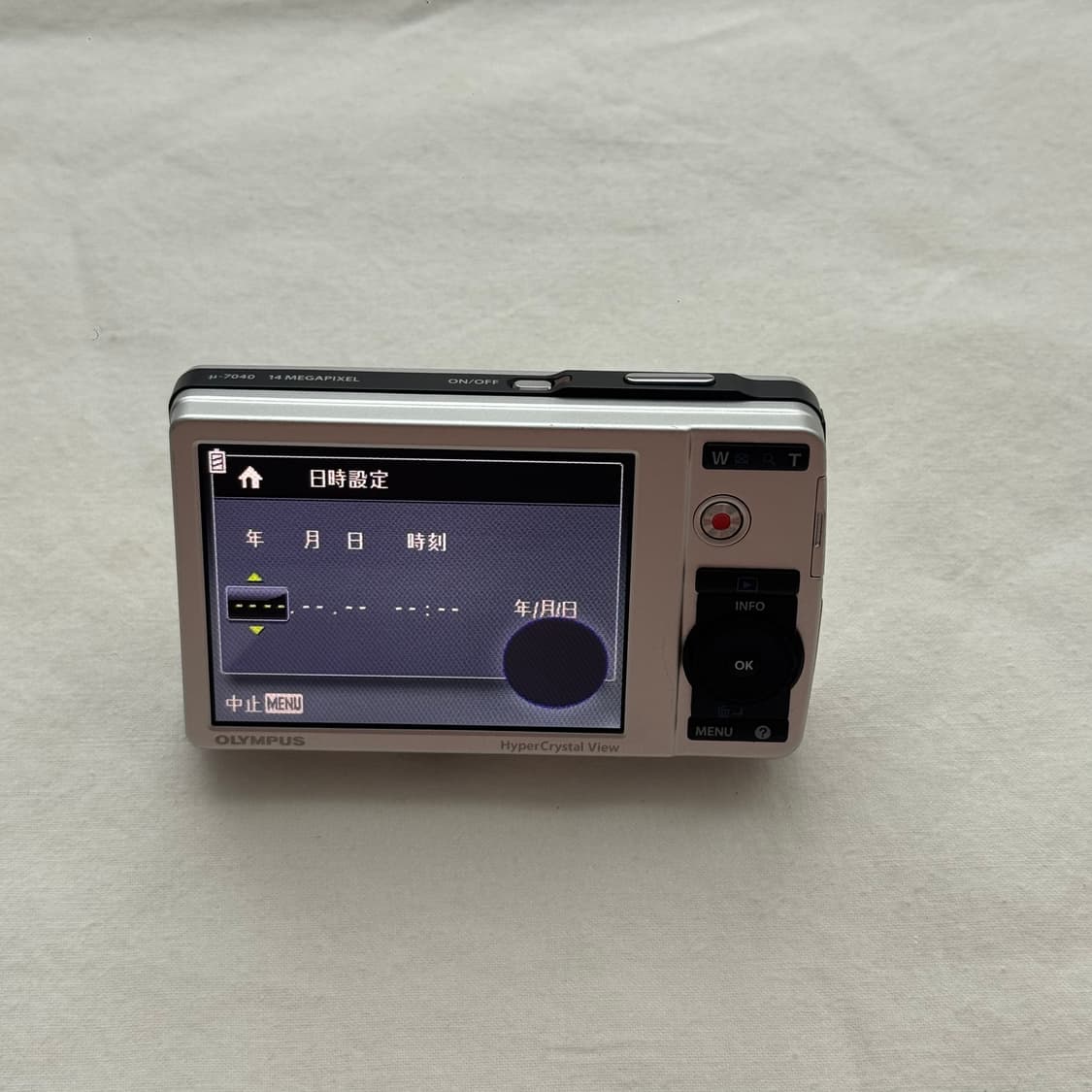 작례⭕️ 올림푸스 뮤 7040 Olympus 베이지 디카 디지털카메라 상품이미지9