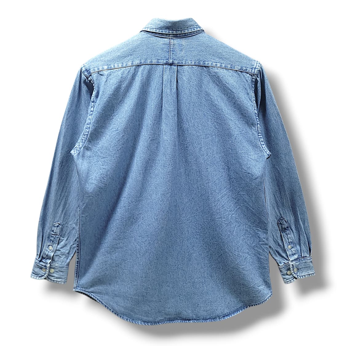 [M] 폴로 연청 레드포니 긴팔 데님셔츠 상품이미지2