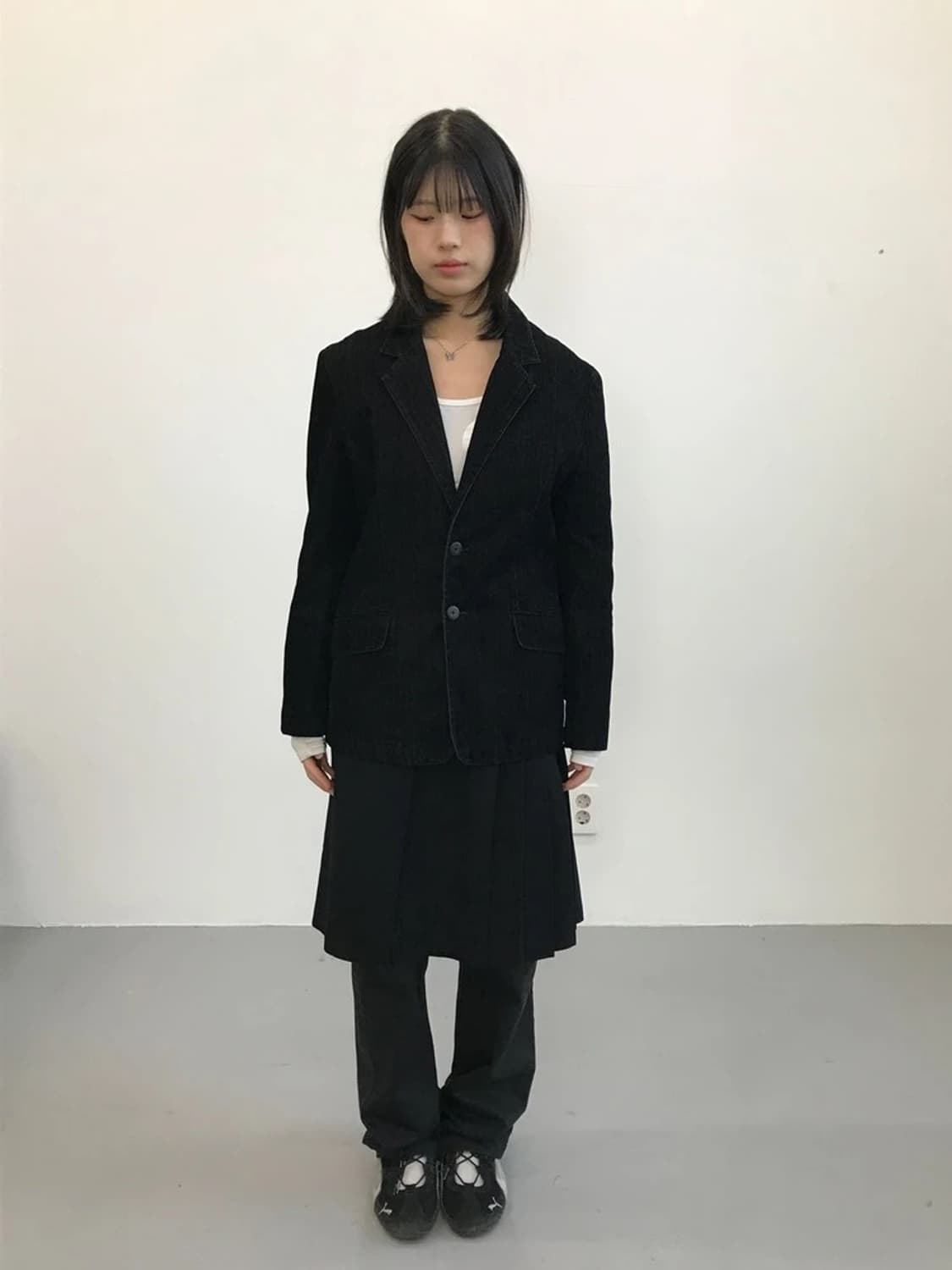 R.Straushatte Herringbone Wool Blazer 상품이미지1