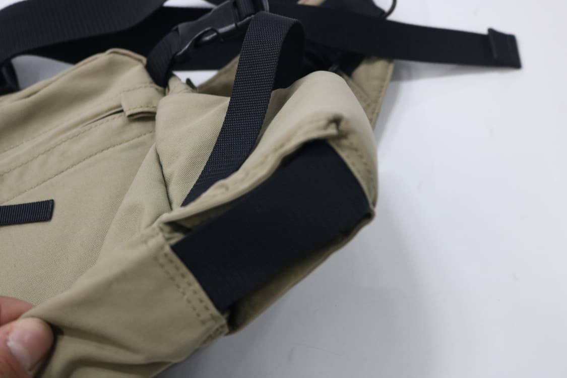 PORTER 포터 빈티지 베이지 코튼 나일론 웨이스트백 힙색 상품이미지5