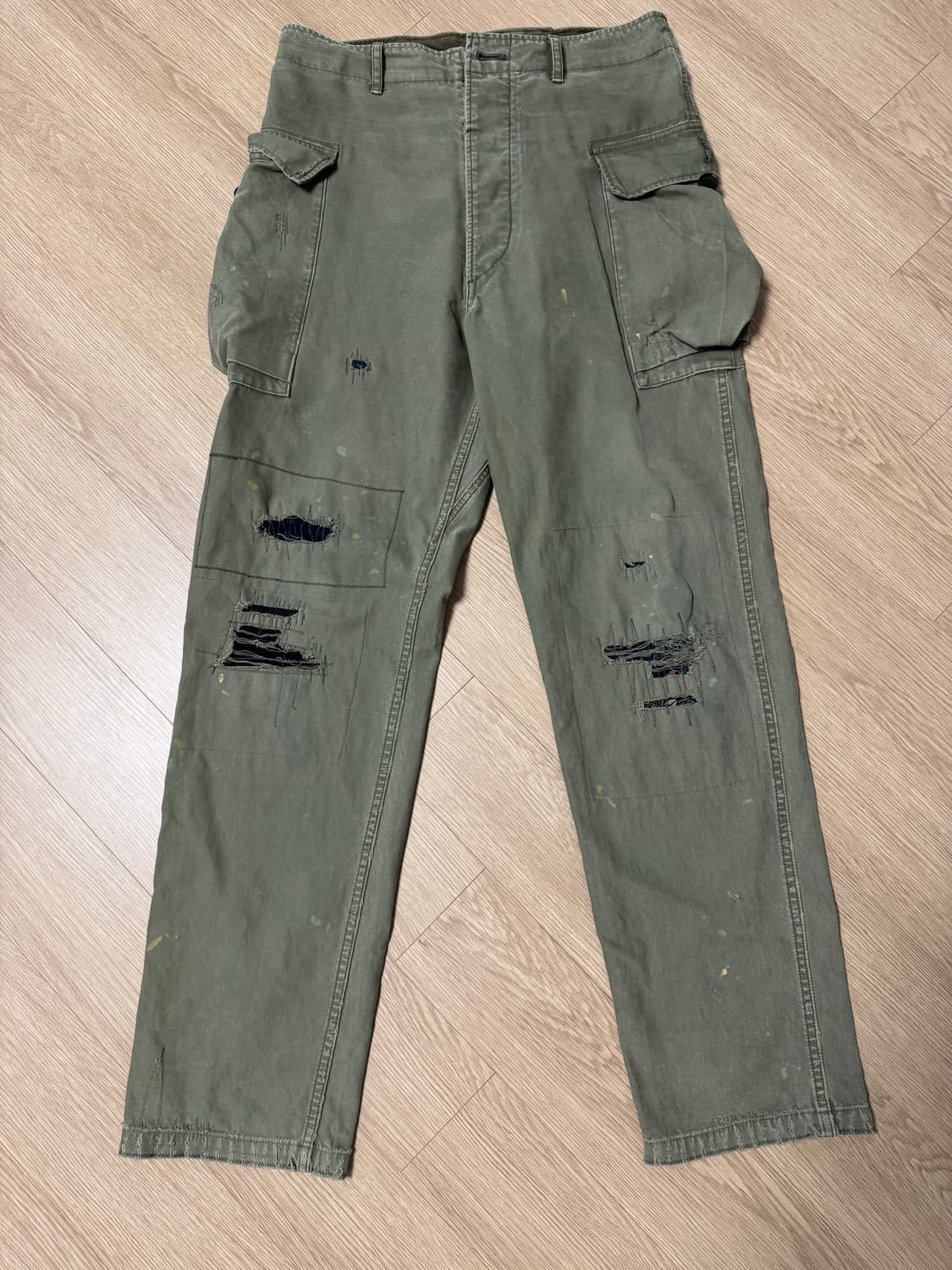 비즈빔 visvim 19aw veterans pants crash 베테랑 상품이미지1