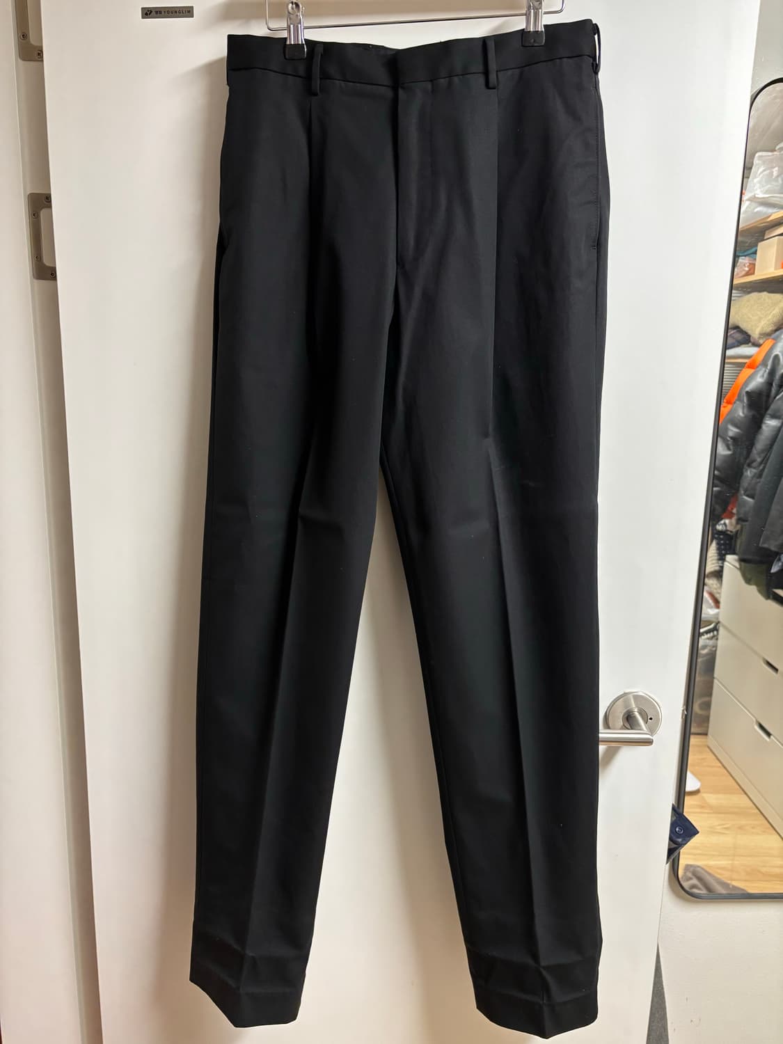 [76] 유니클로 +J 울 팬츠 블랙 상품이미지1