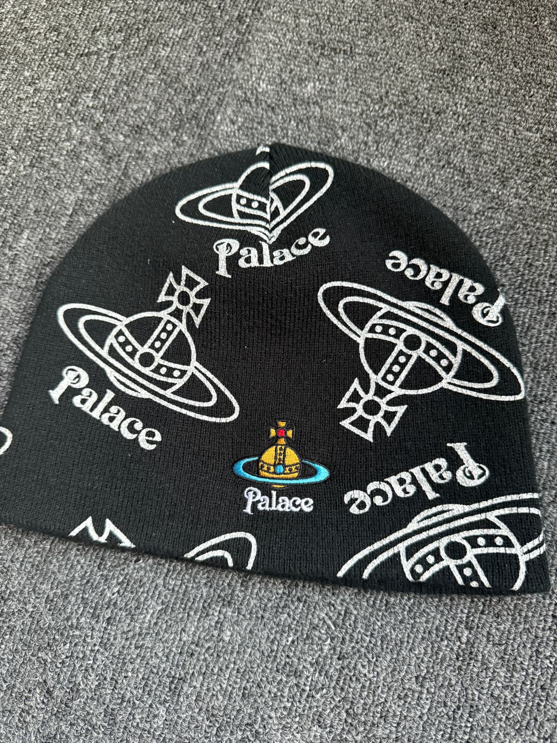 팔라스 x 비비안 웨스트우드 저지 비니 블랙 - 24FW 상품이미지3