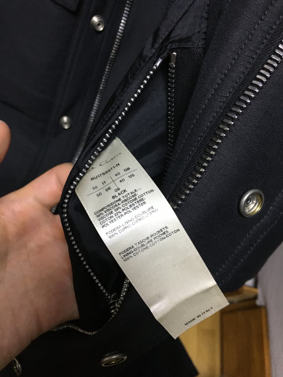 릭오웬스 필드자켓 상품이미지4