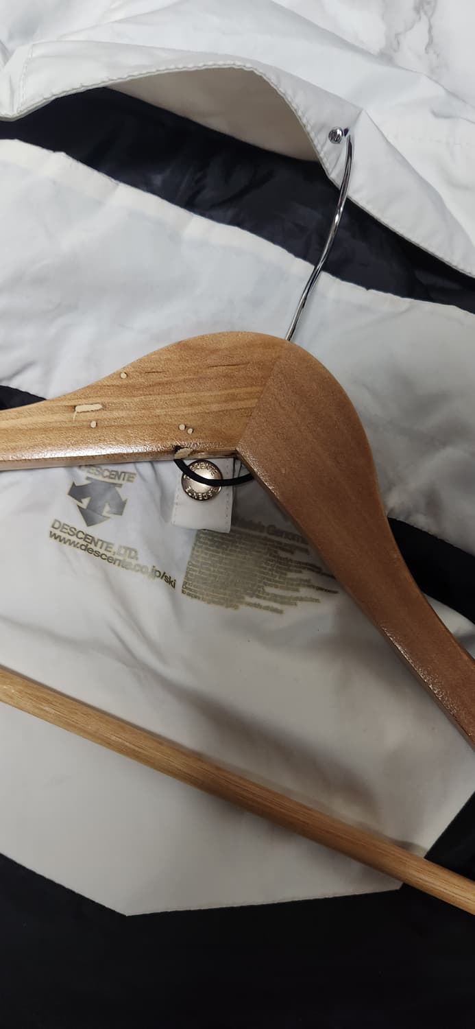데상트 화이트 점퍼 바람막이 자켓 상품이미지6