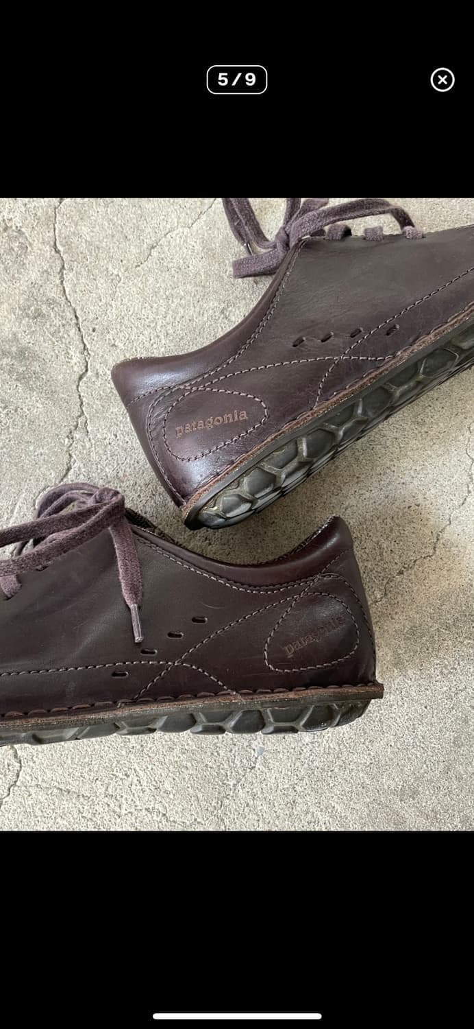 00s Patagonia Loulu Velvet Brown Leather 상품이미지5