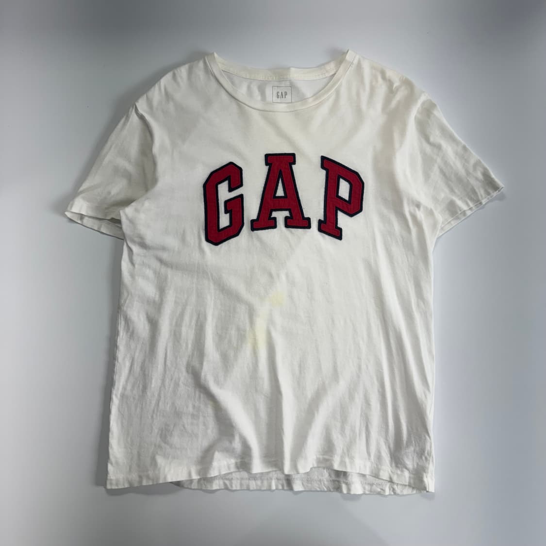 Gap 갭 레드 로고 아이보리 반팔 상품이미지3