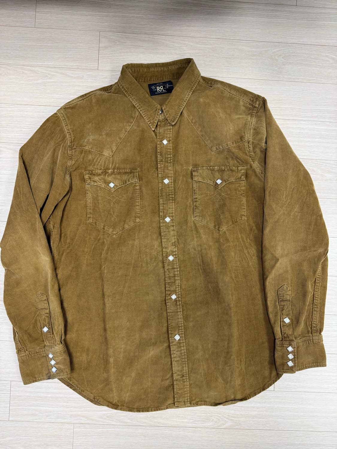 [XL] rrl 코듀로이 웨스턴 셔츠 상품이미지1