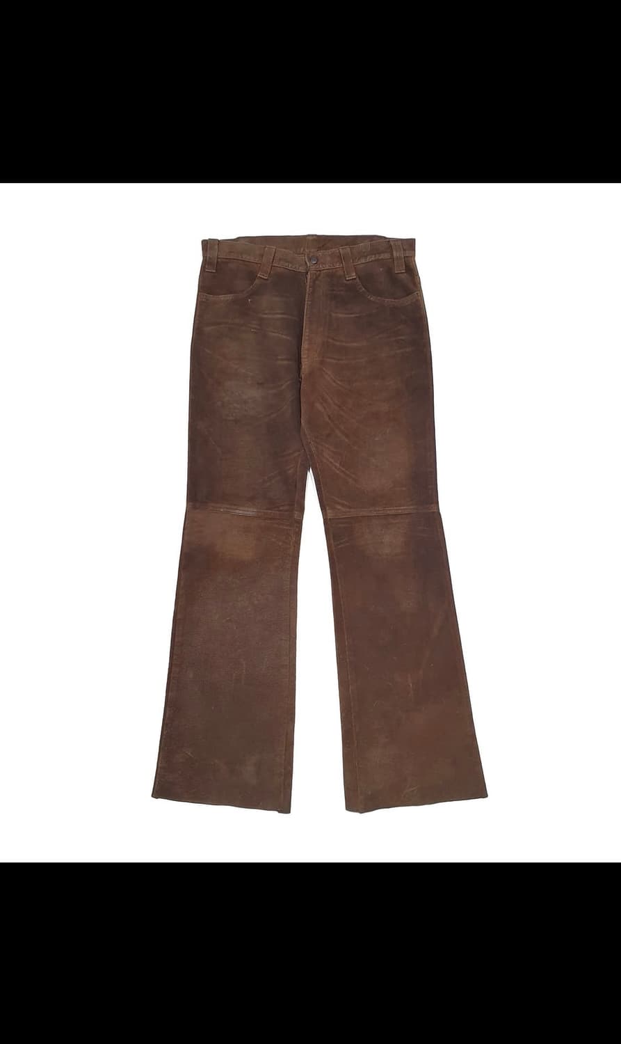 리바이스 lvc 스웨이드 플레어 레더 팬츠 상품이미지1