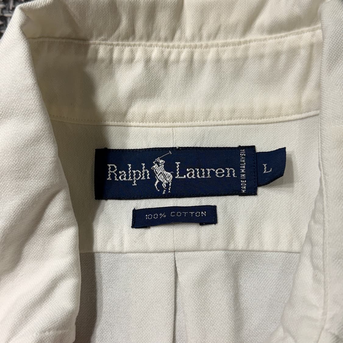 90s 폴로스포츠 화이트셔츠 (old-8543) 상품이미지4