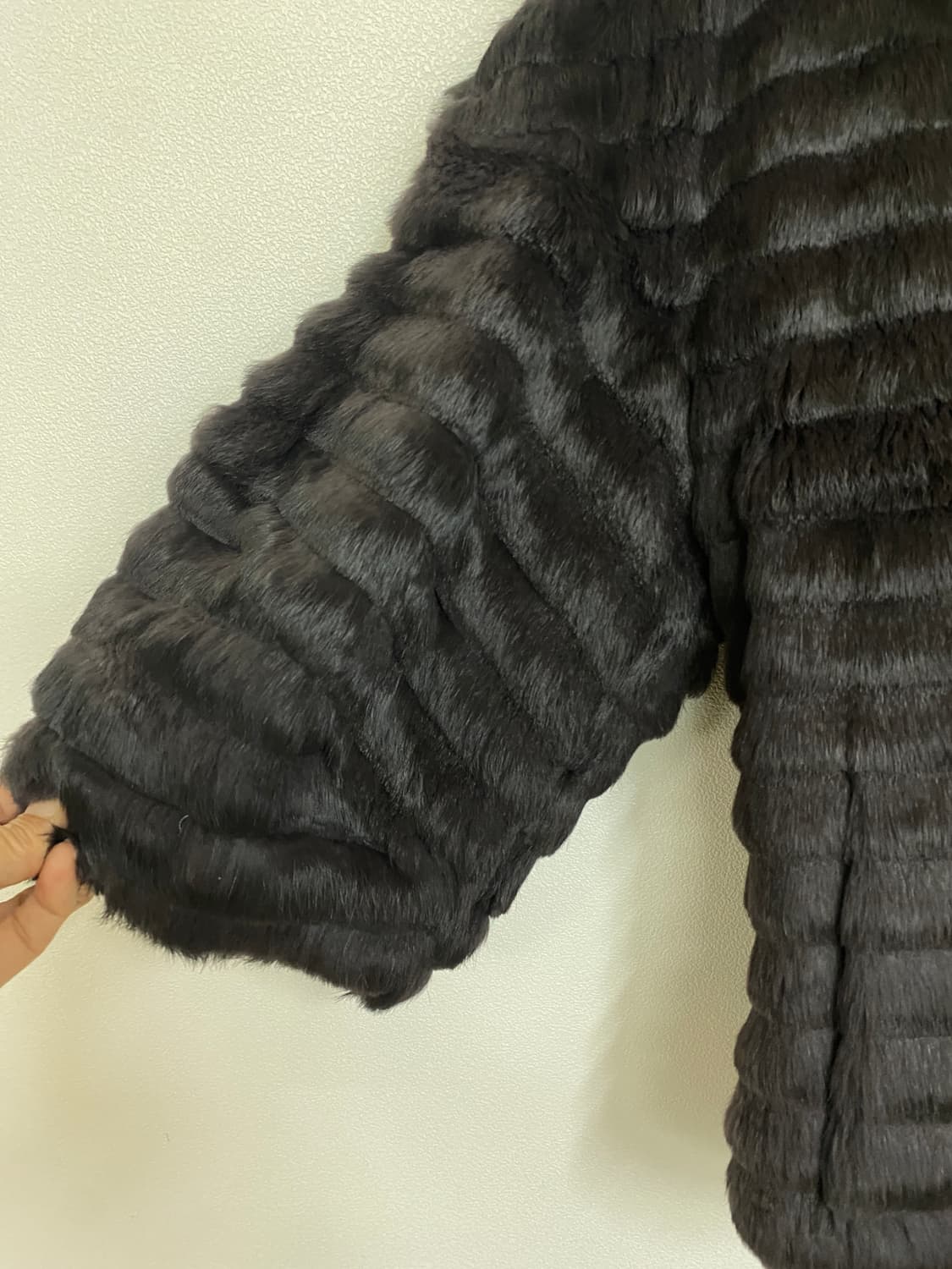 [A급 거의 새상품] SISLEY 시슬리 토끼털 숏퍼코트 상품이미지2