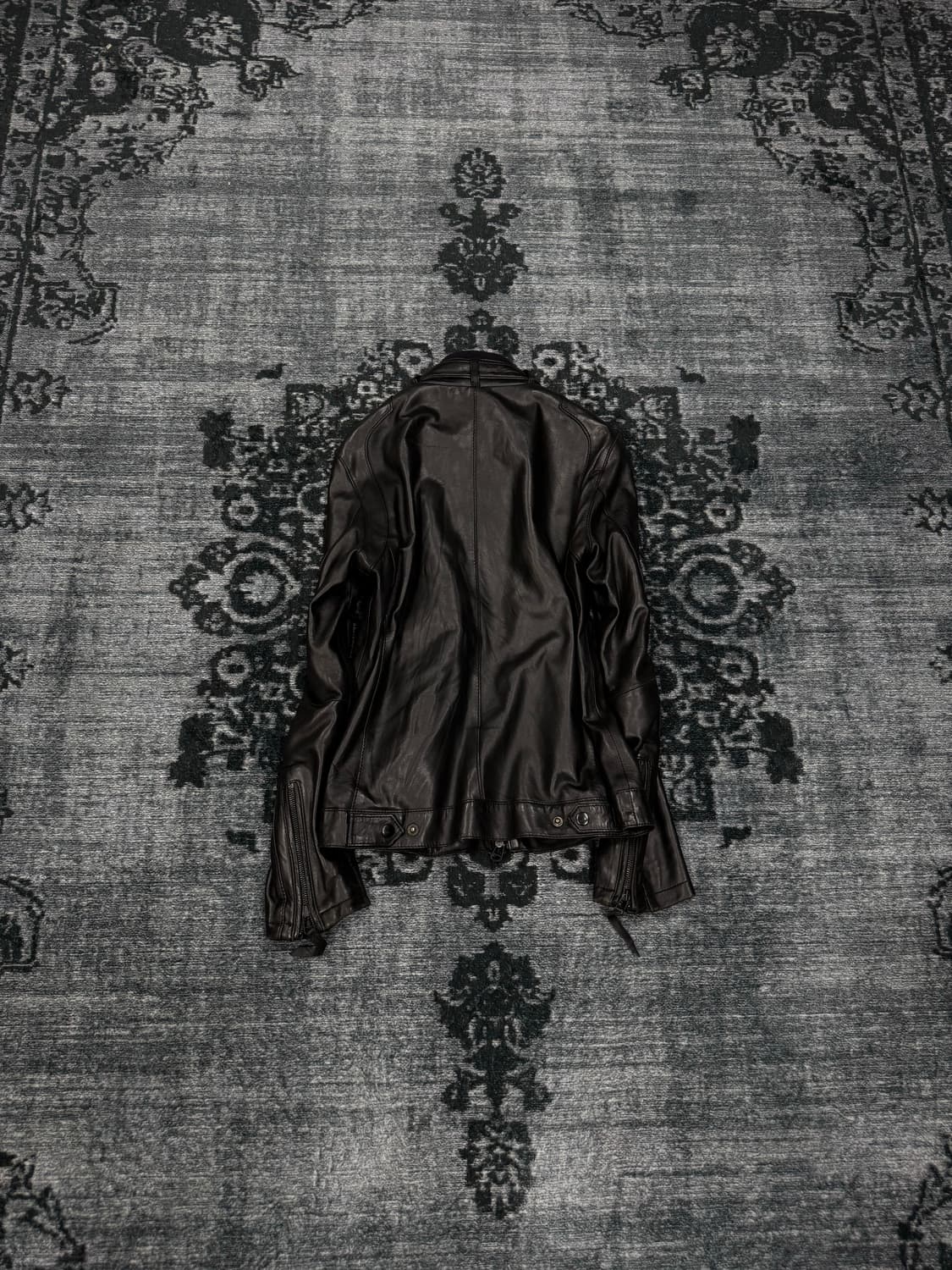 House of blues high neck leather jacket 상품이미지6