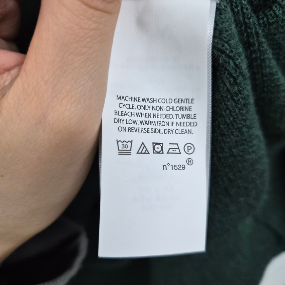 폴로 랄프로렌 하프넥 니트 그린 남성 L 상품이미지6