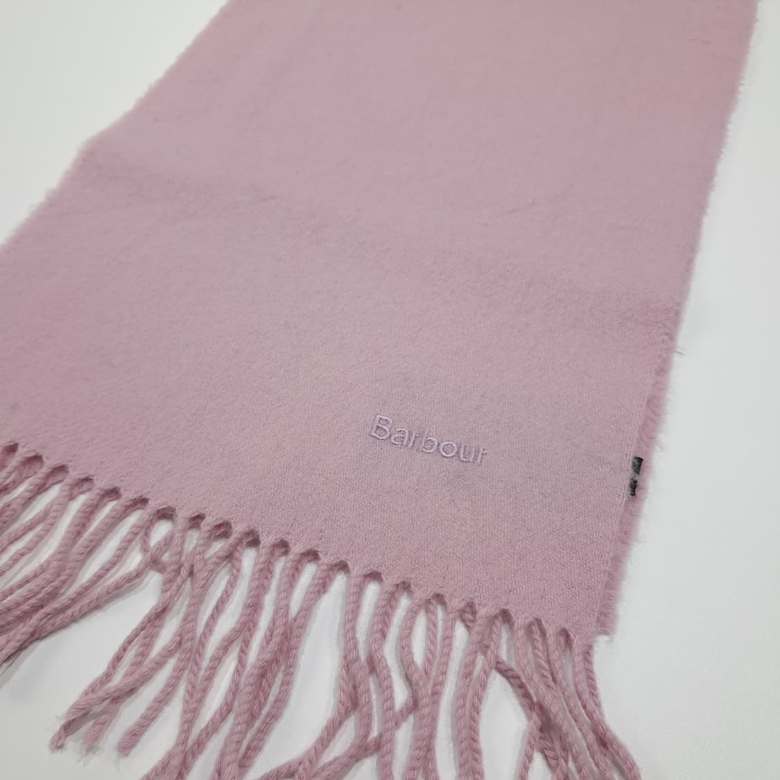 MX649 바버 90s 스코틀랜드판 램스울 더스티핑크 머플러 목도리 상품이미지6
