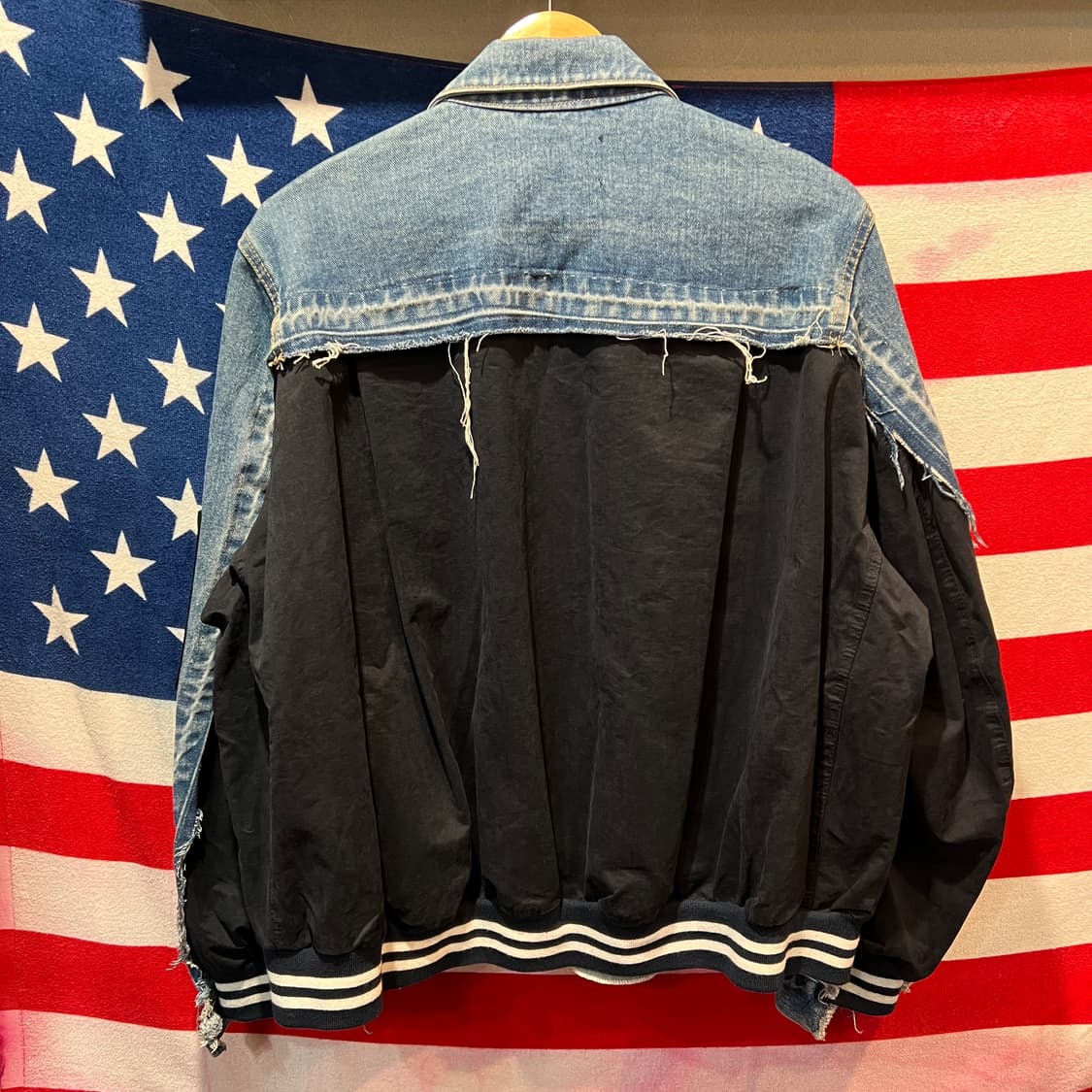 Vary 데미지 데님 자켓 상품이미지2