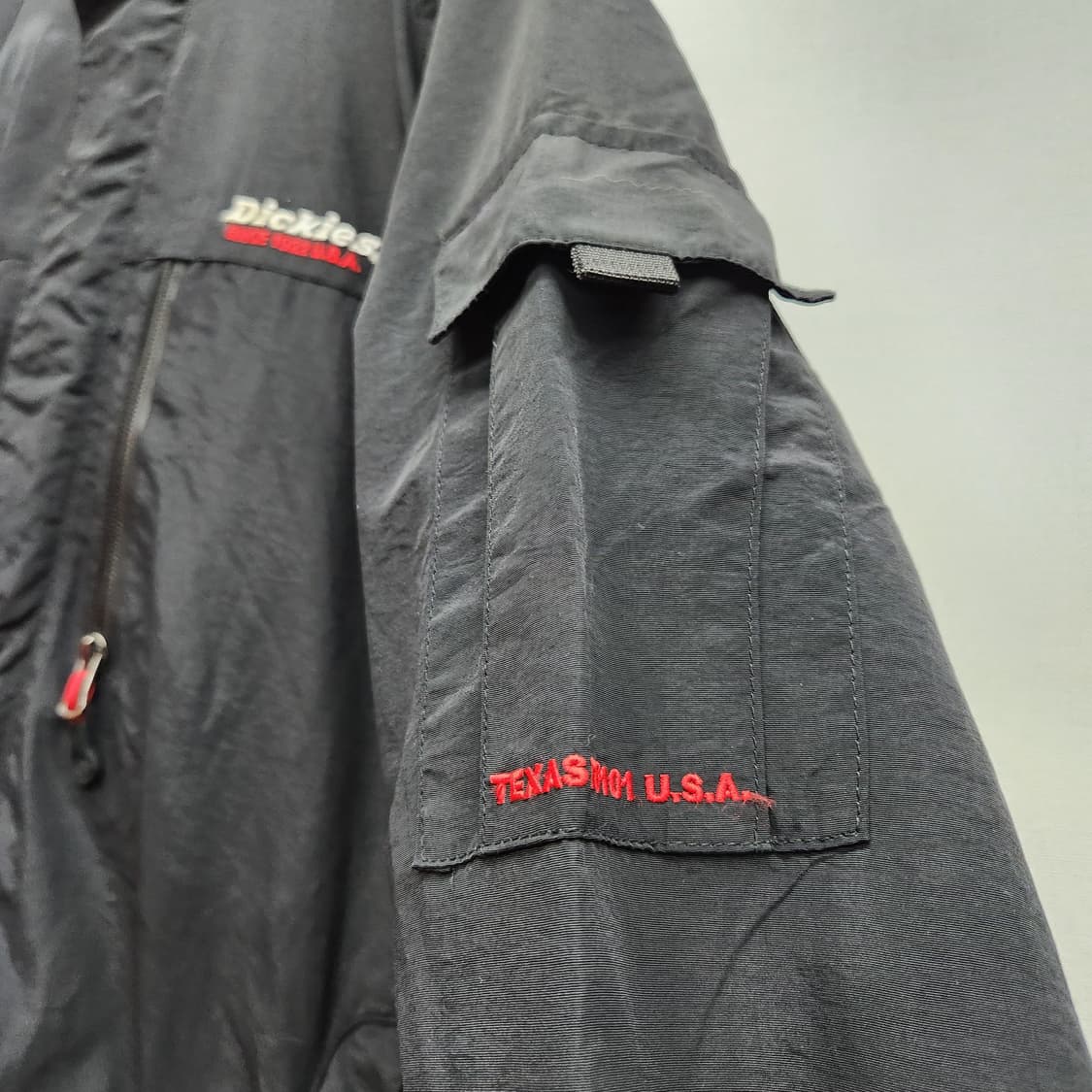 디키즈 로고 사이드포켓 후드 바람막이 M(L) 상품이미지3