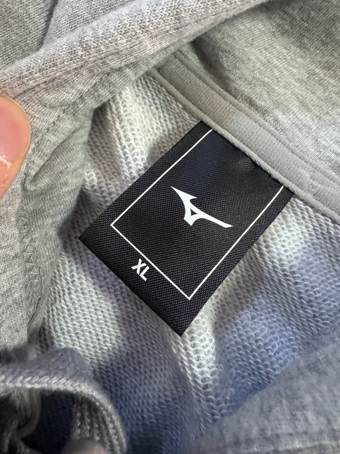 미즈노 Mizuno 로고 포인트 트레이닝 후드집업 XL 상품이미지3