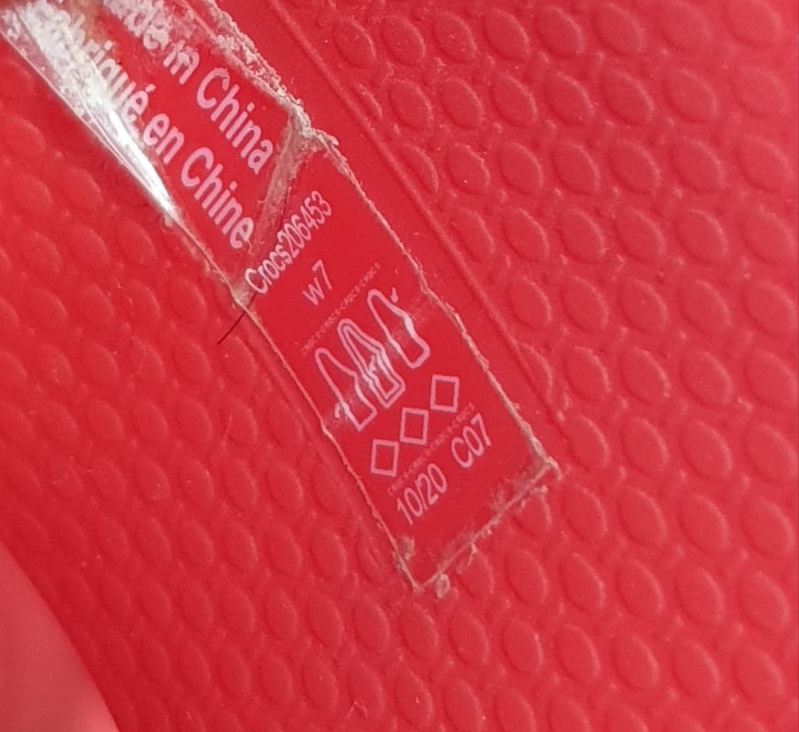 240mm 크록스 브루클린 로우 웨지 레드 샌들 상품이미지9