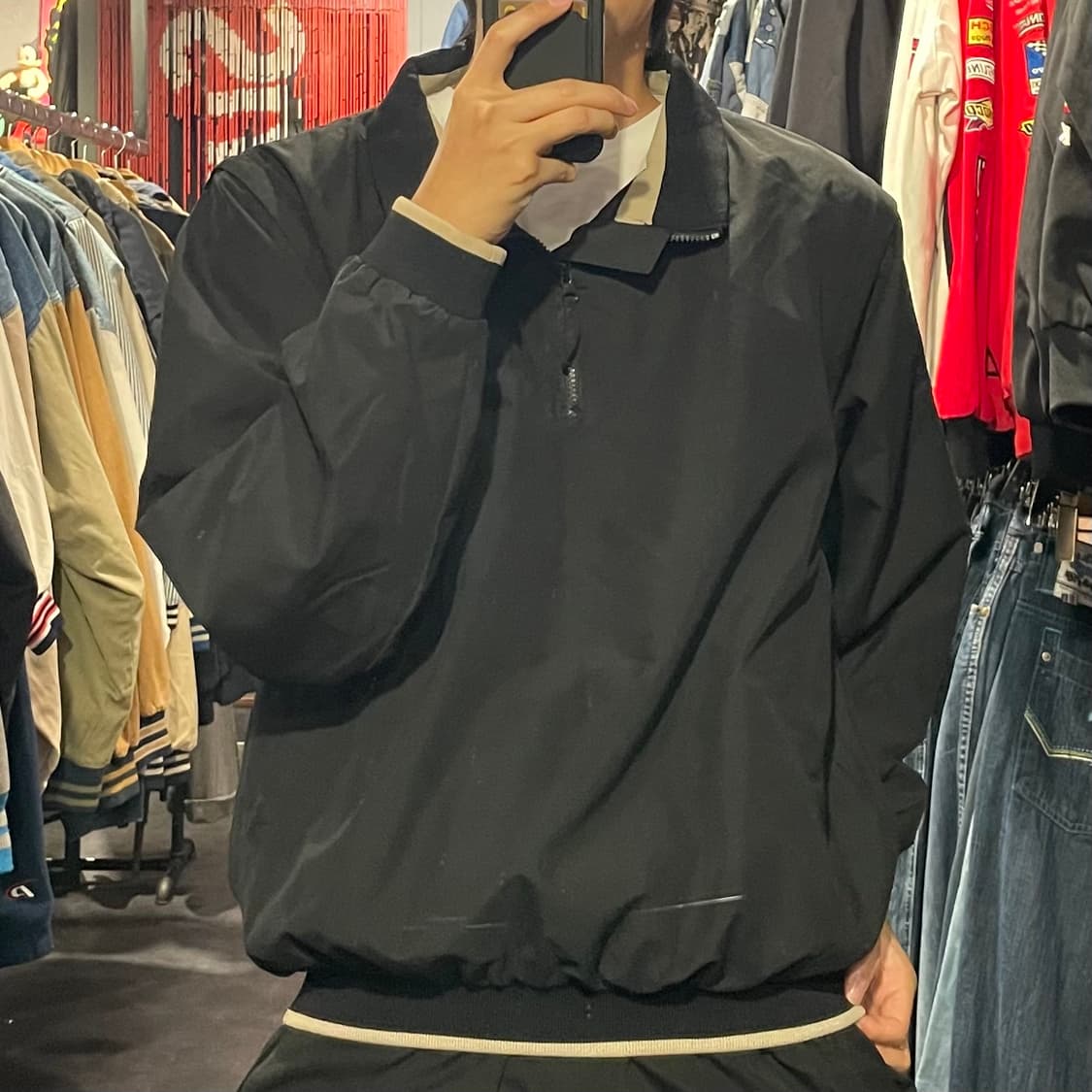 [IM] NIKE 나이키 블랙 웜업(조끼 가능) 상품이미지5