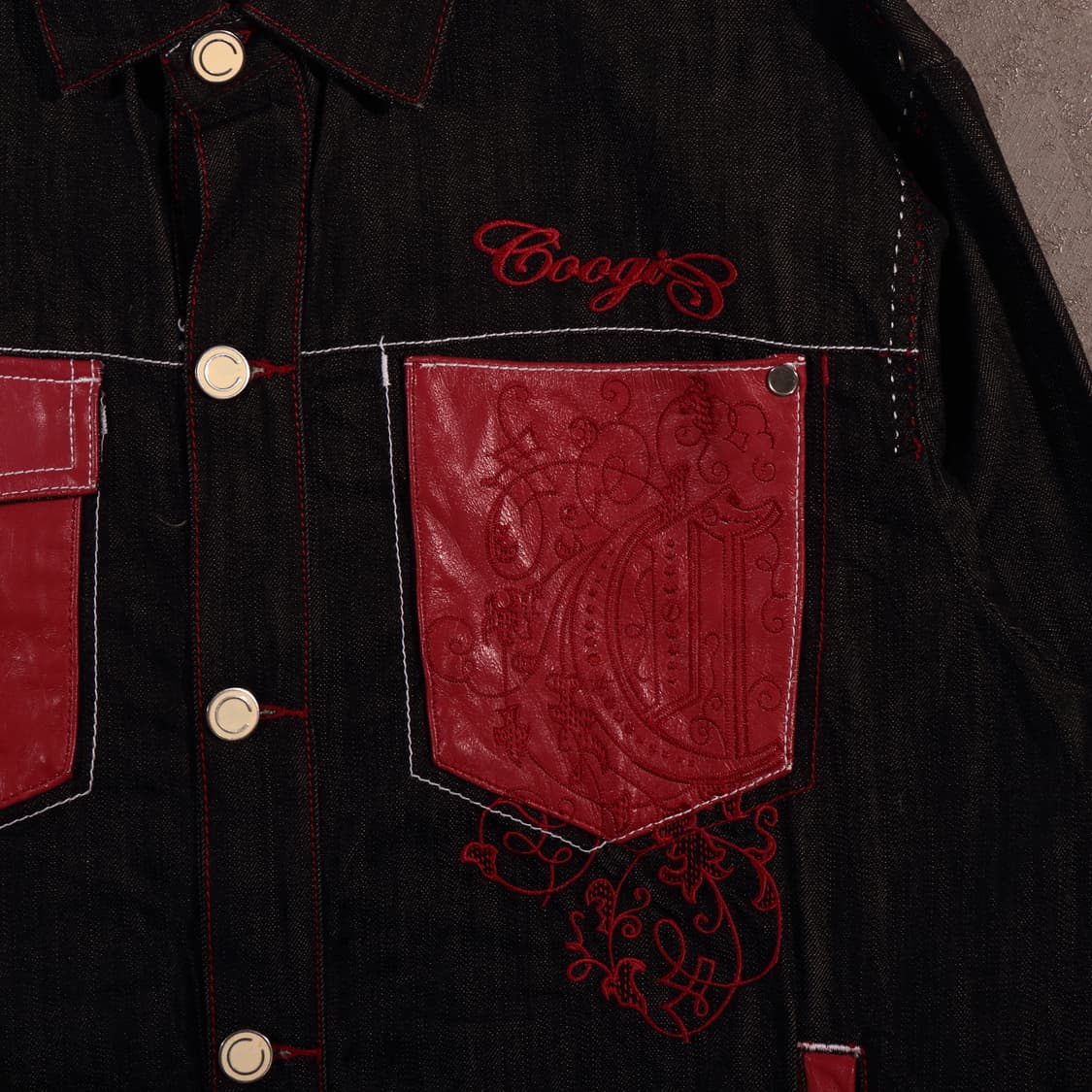 90s 쿠지 올드스쿨 데님자켓 상품이미지3