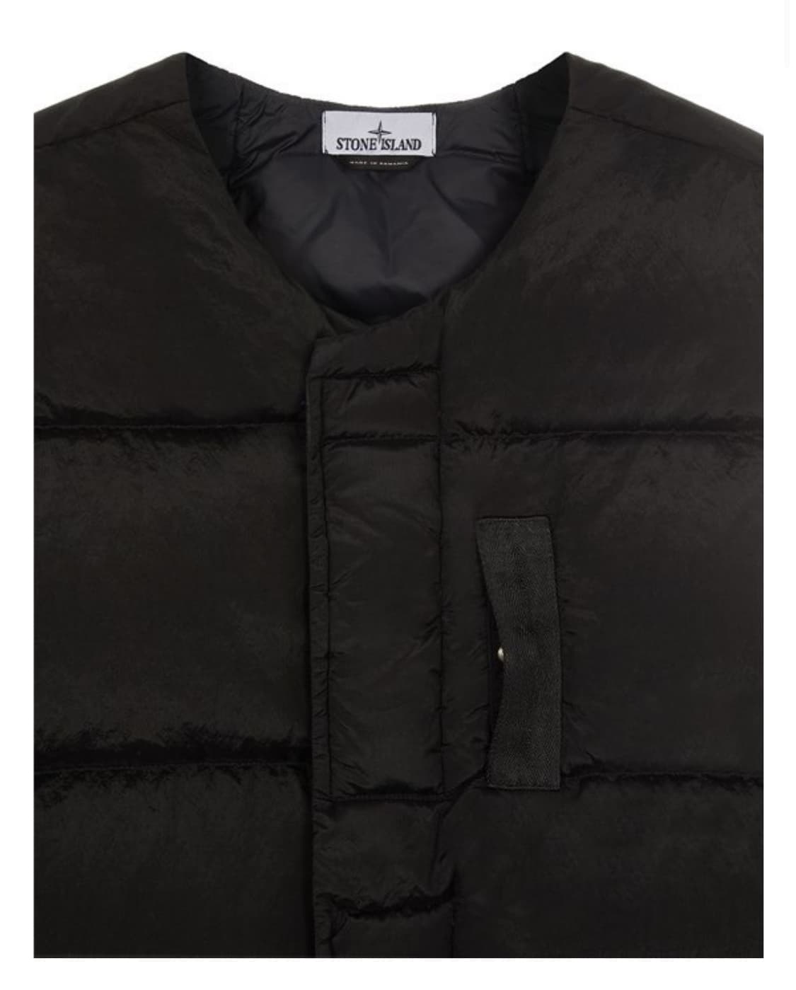 스톤 아일랜드 나일론 메탈 에코닐 다운 베스트 블랙 상품이미지3