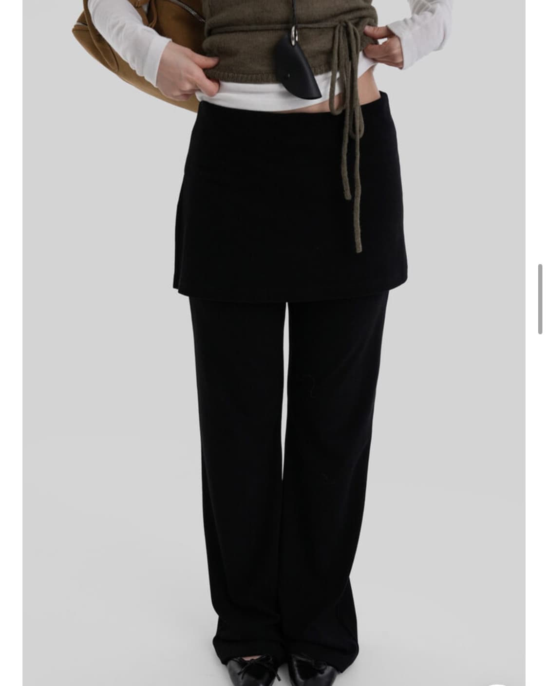 [새상품] 어텀 made 레이어드 랩팬츠 상품이미지5