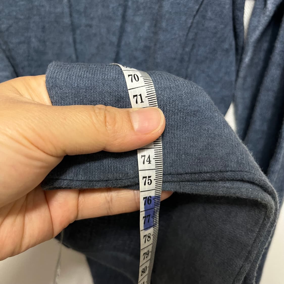 DIESEL 디젤 블루 워싱 가디건 S 상품이미지5