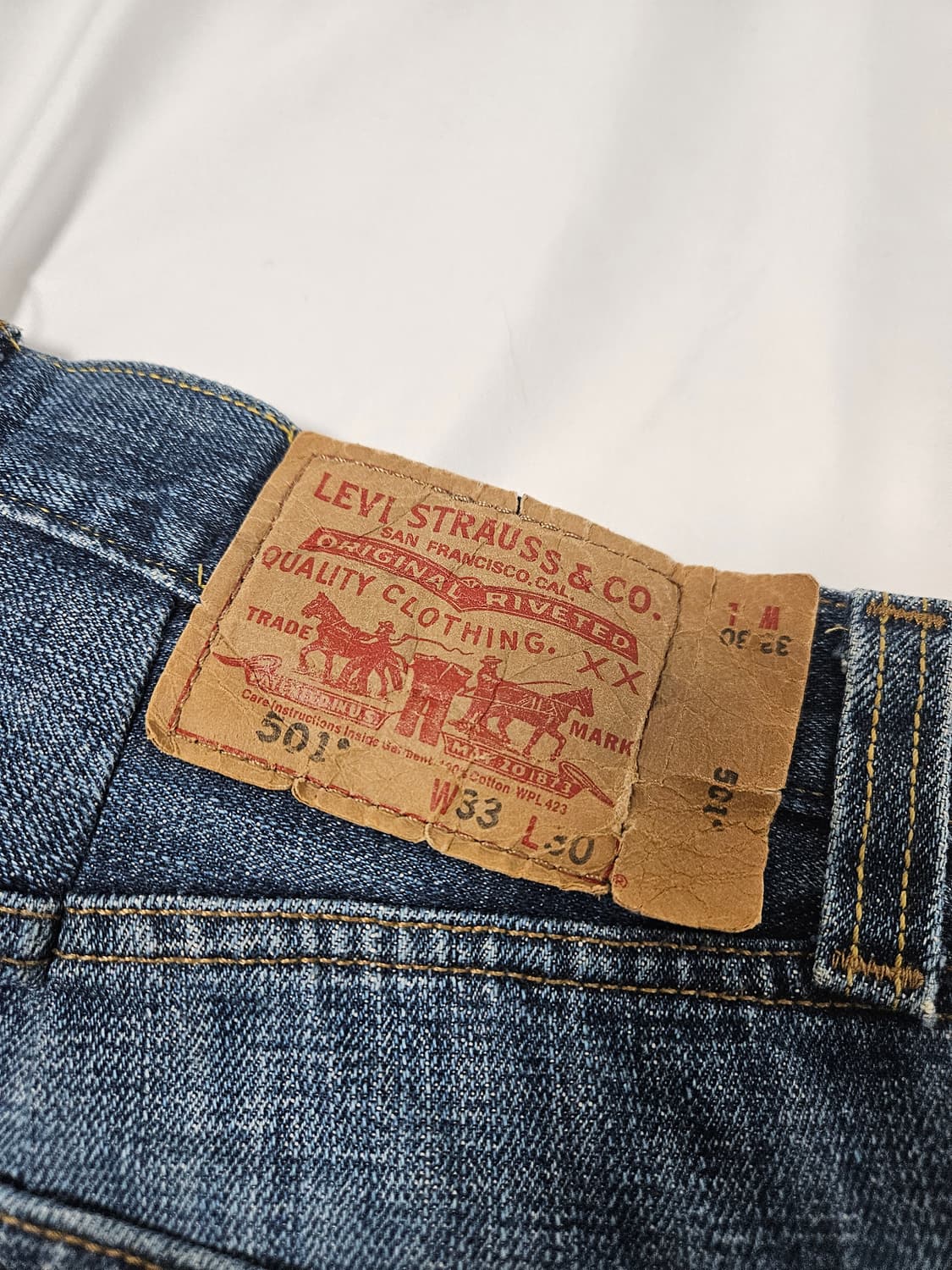 00s 리바이스 501 빈티지 데님팬츠 청바지 33 상품이미지4
