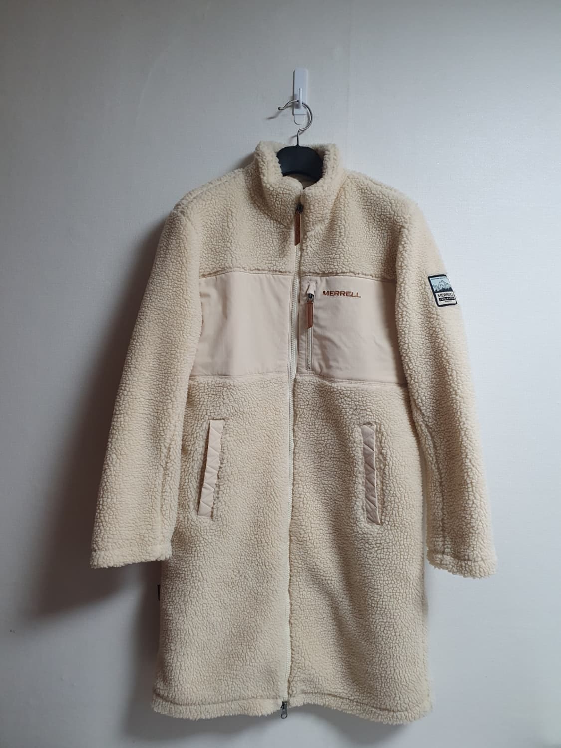 택포가 머렐 자켓 킹스피크 에디션 롱 플리스 아이보리 90 상품이미지1