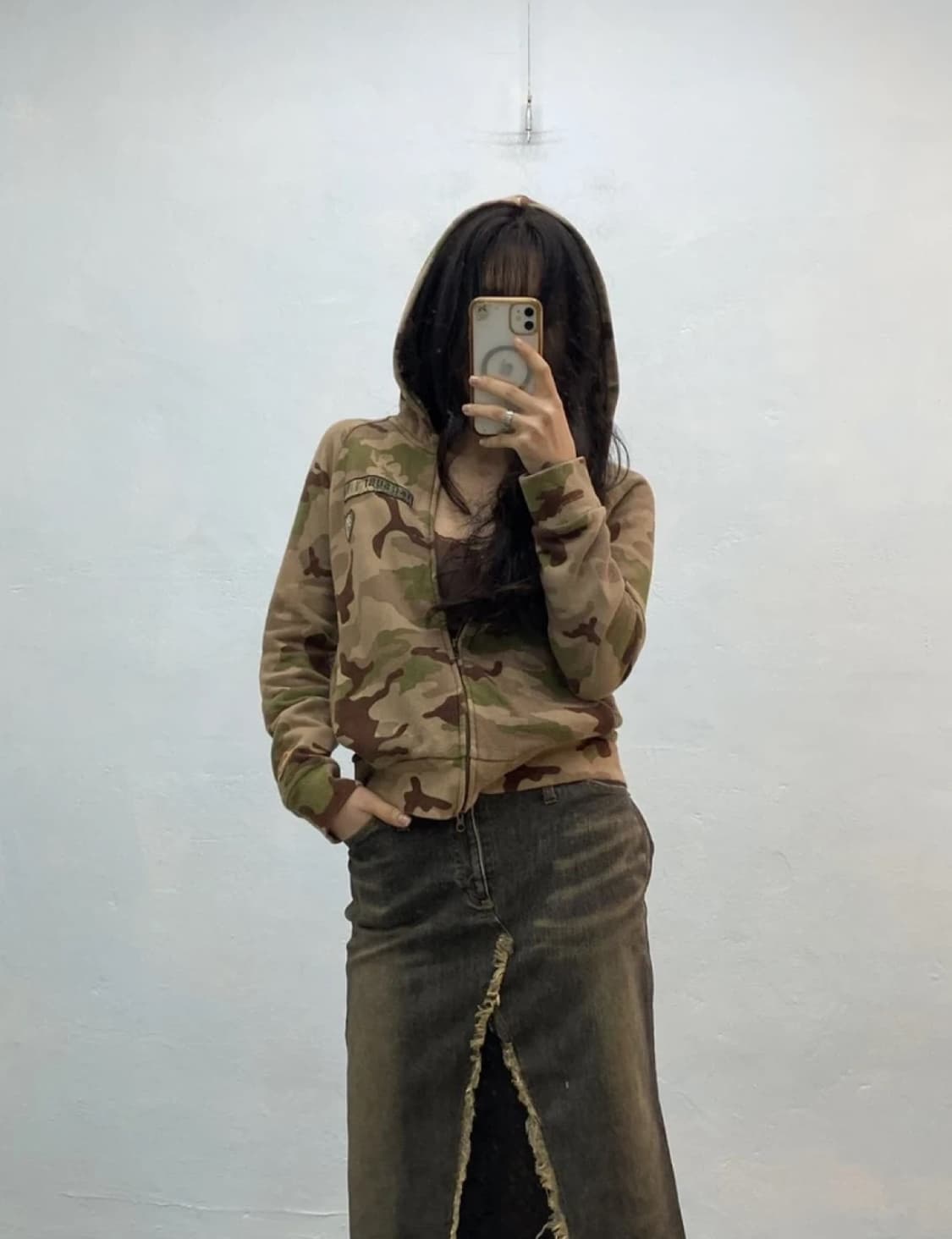 T&c Surf Designs khaki 카모 후드집업 상품이미지2