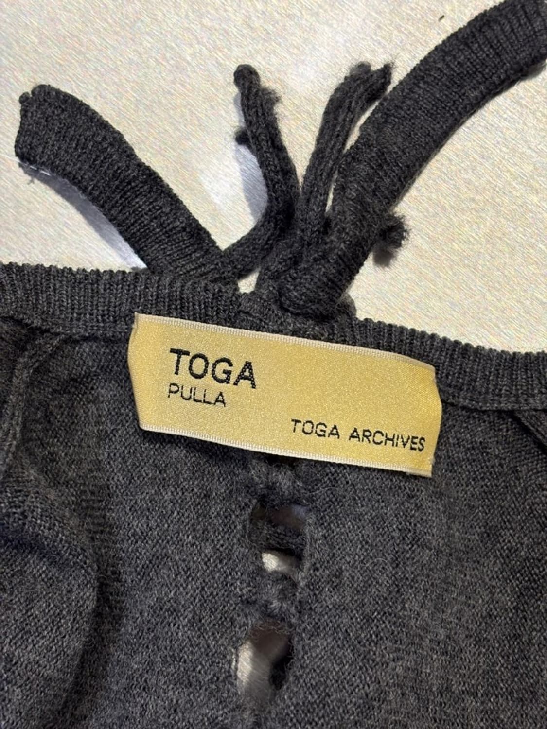 TOGA PULLA Fringe-Detail Wool Knit 상품이미지7