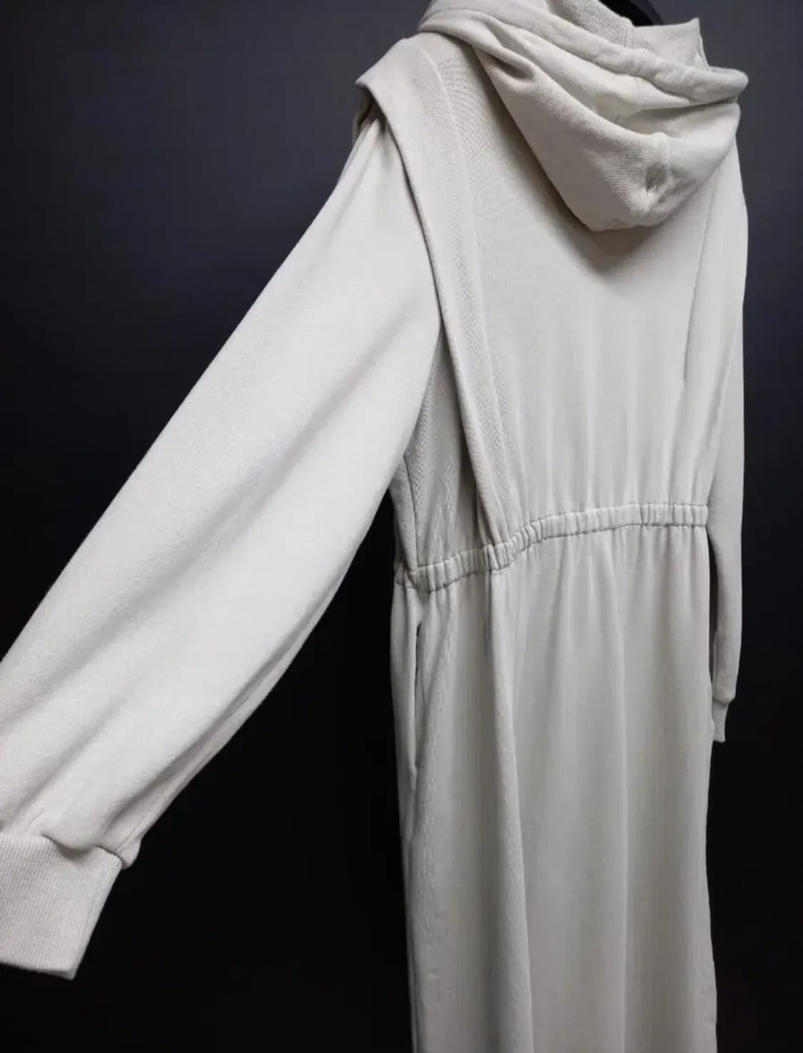 새 칼라거펠트 후드집업 맥시 플레어원피스 겸 아우터 66 상품이미지8