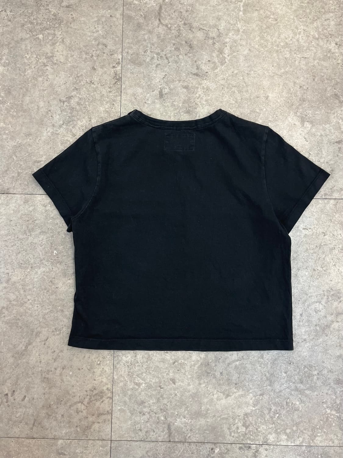 마뗑킴 크롭 반팔티 블랙 #csz3578 상품이미지7