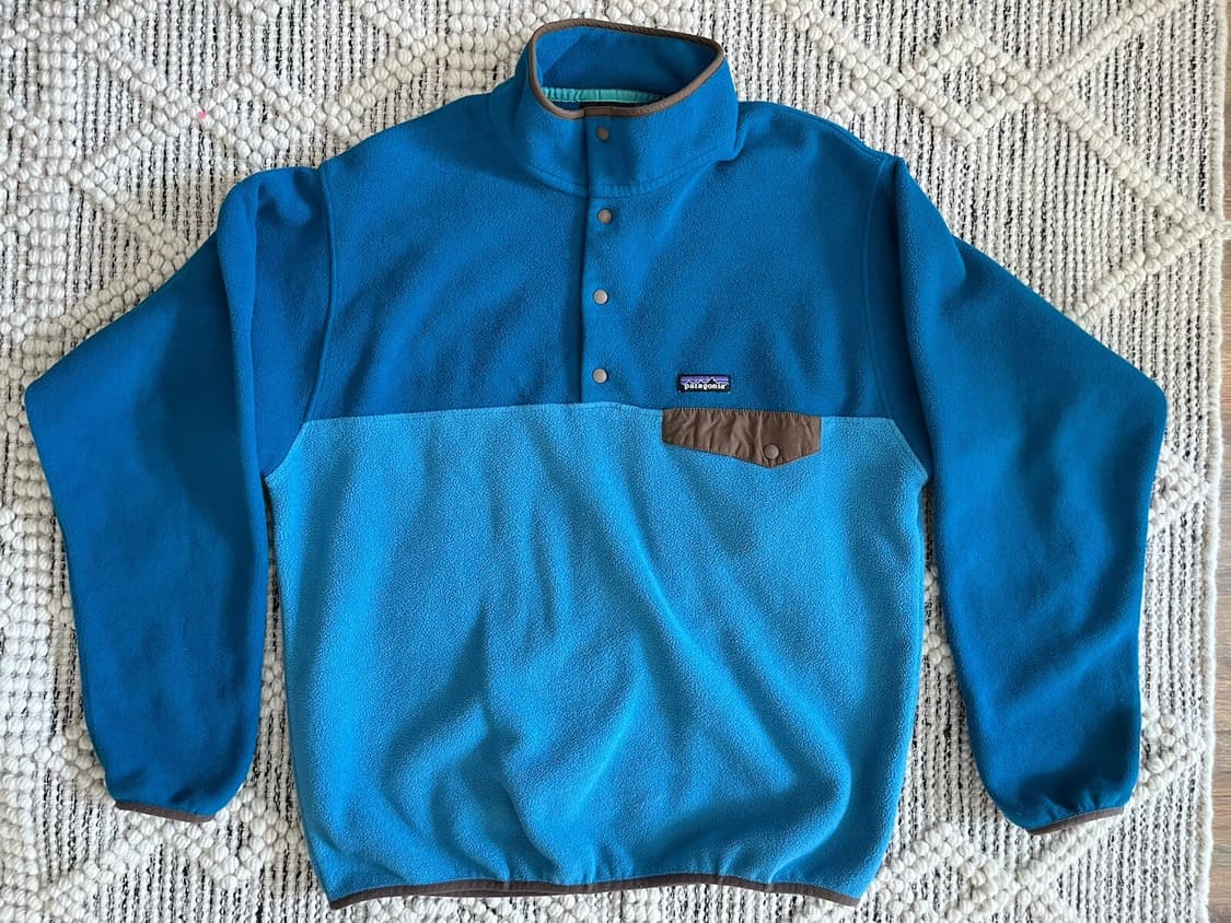 10s 파타고니아 신칠라 스냅-T 블루/브라운 상품이미지1