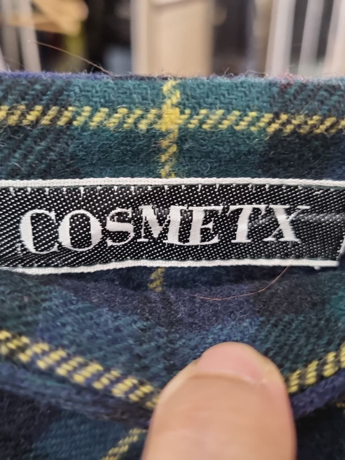 COSMETX 체크 롱스커트  상품이미지9