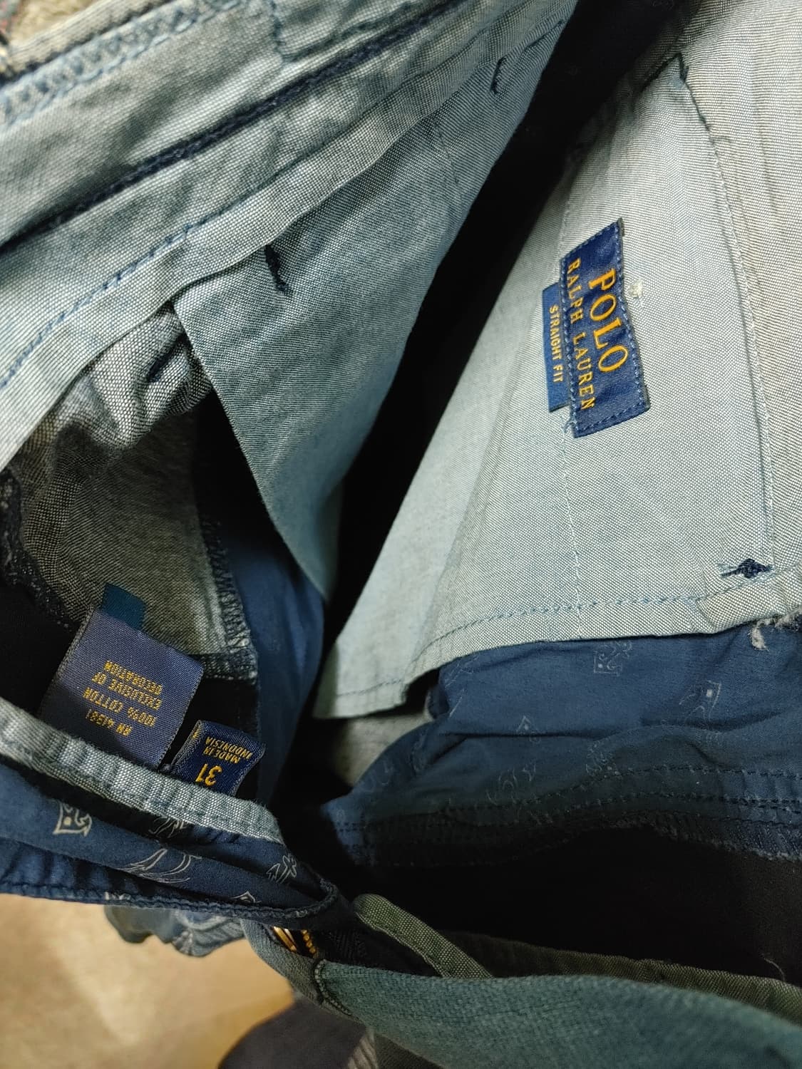 폴로 패치워크 반바지 상품이미지3