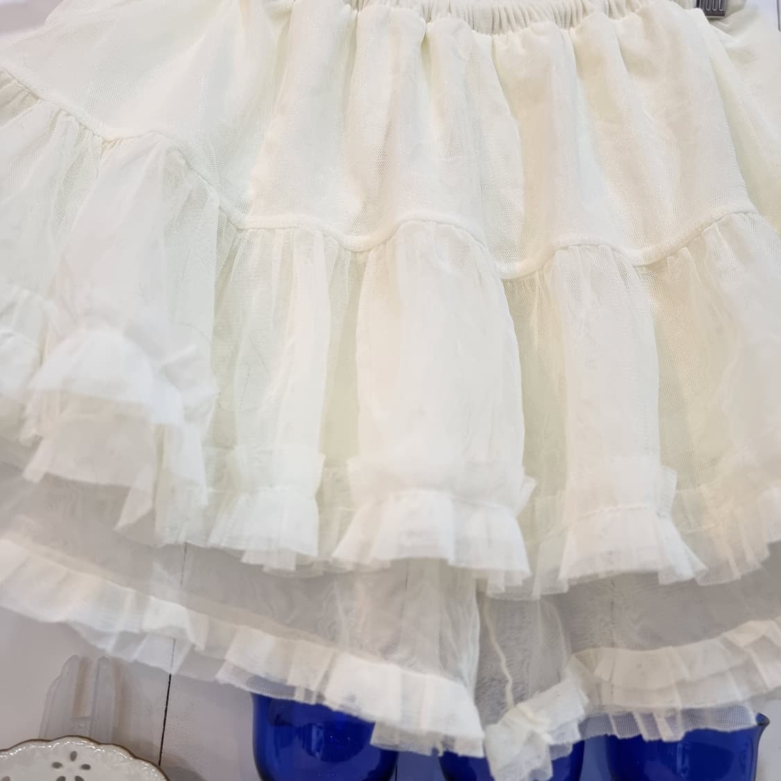 아이보리 캉캉 튤 스커트 상품이미지3