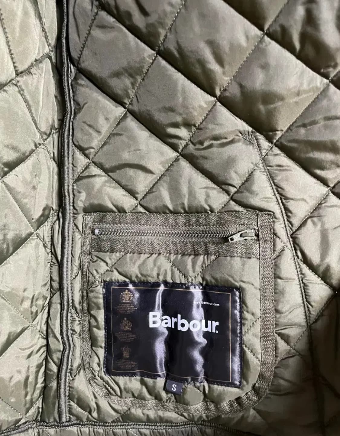 바버 헤리티지 LIDDESDALE 퀼팅 자켓 S사이즈 상품이미지4