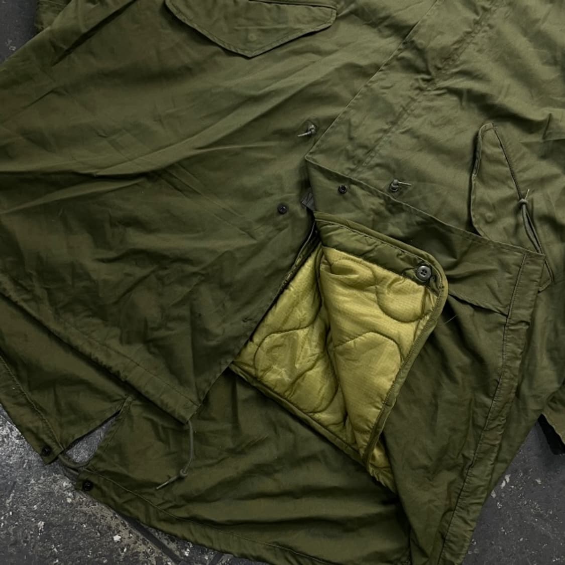 100 80s 미군 오리지날 지브롤터사 M-65 개파카  상품이미지3