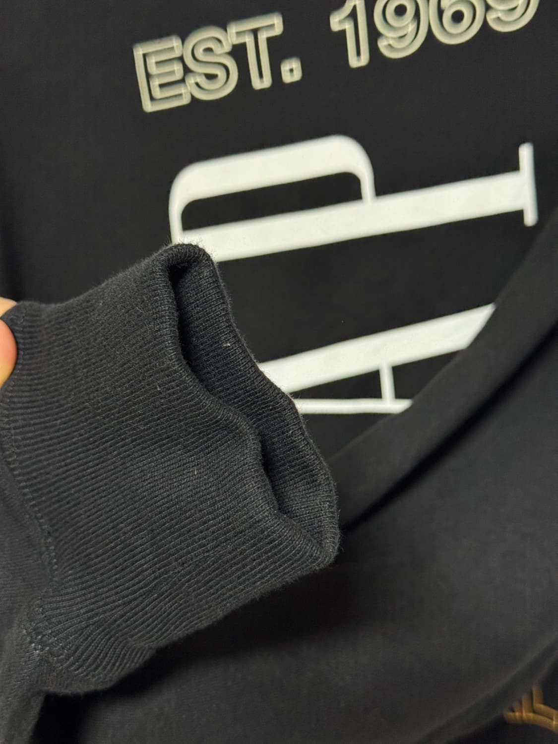 GAP 검정색 맨투맨 100 소재굿 상품이미지5