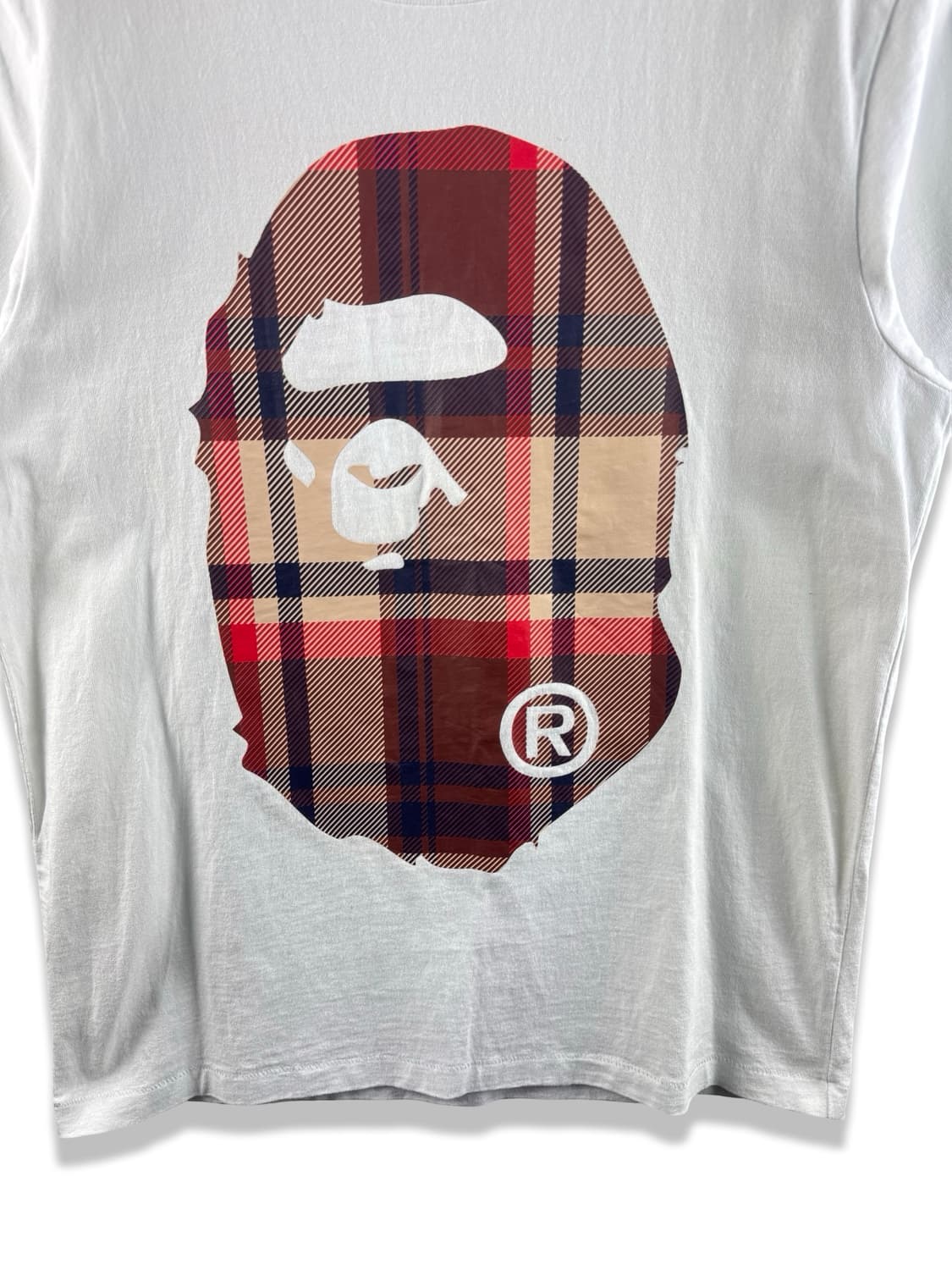 베이프 체크 빅사루 반팔티셔츠2307 상품이미지4