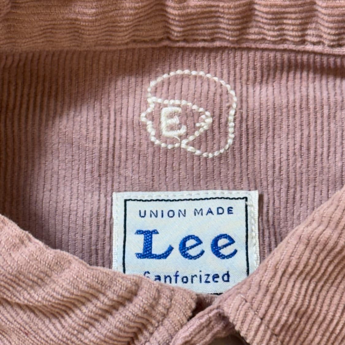 Lee 핑크 코듀로이 남방 셔츠 상품이미지2