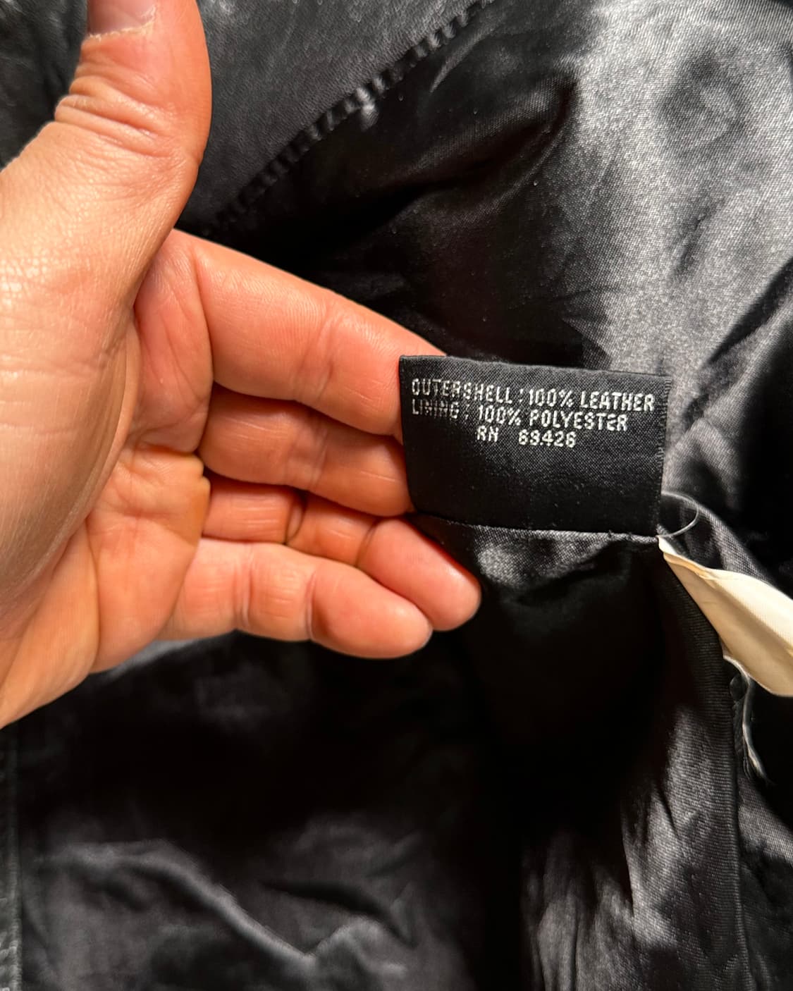 90-00‘s 윌슨 레더 램스킨 3B 블레이저 자켓 M 상품이미지5