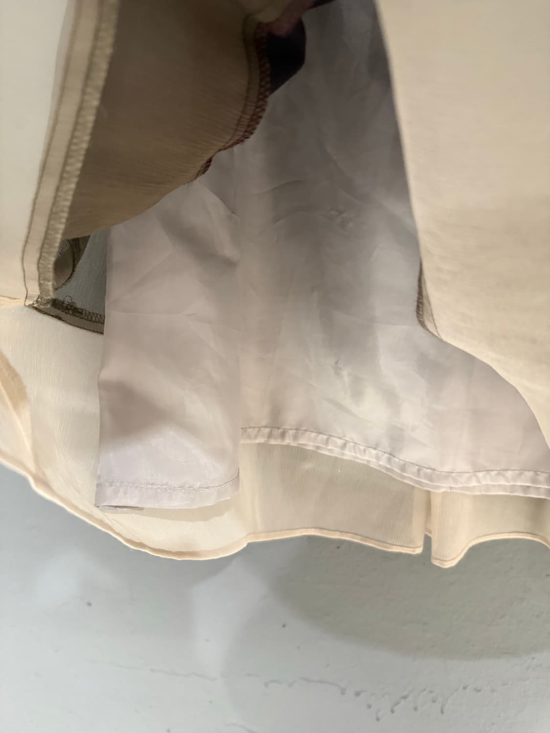 color mix pleats flare-fit skirt  상품이미지7