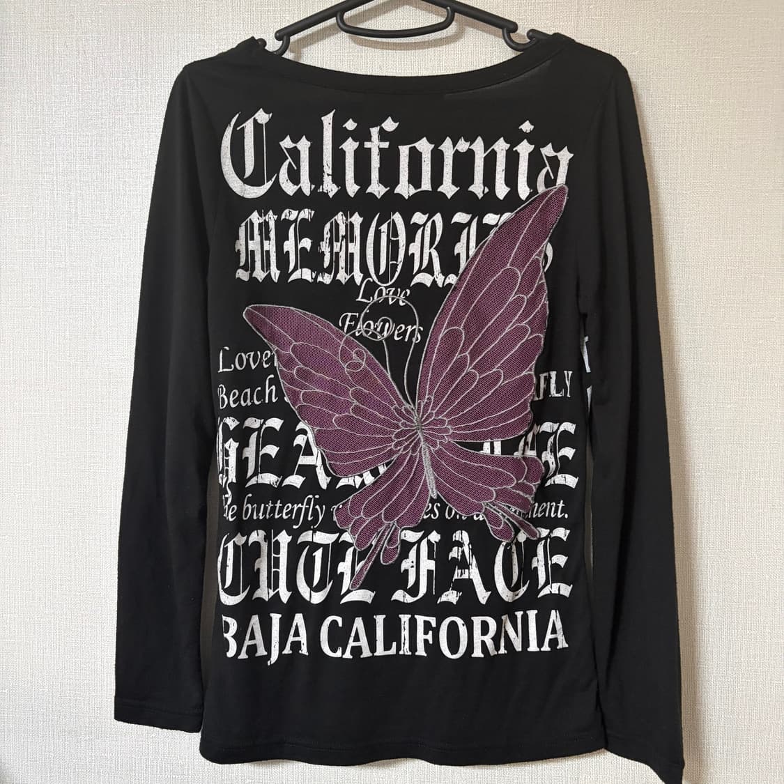 빈티지 펑크 블랙 롱슬리브 상품이미지1